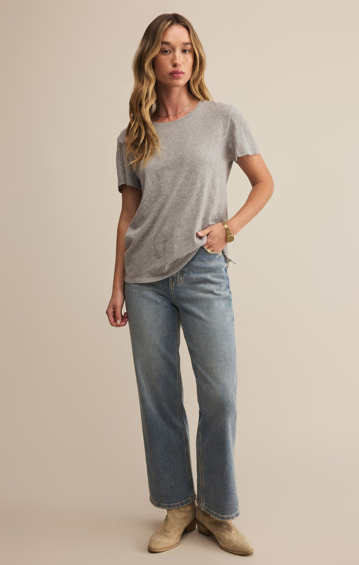 Tops Foundation Premium Slub Tee Classic Heather Grey