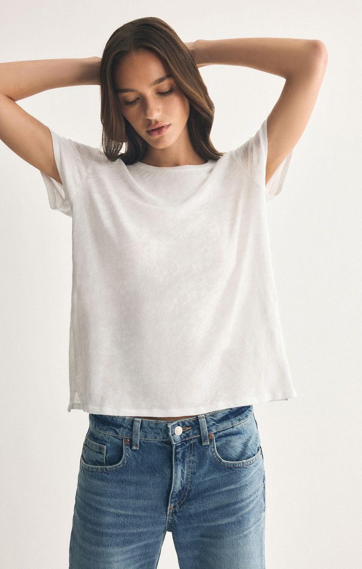 Tops Foundation Premium Slub Tee White
