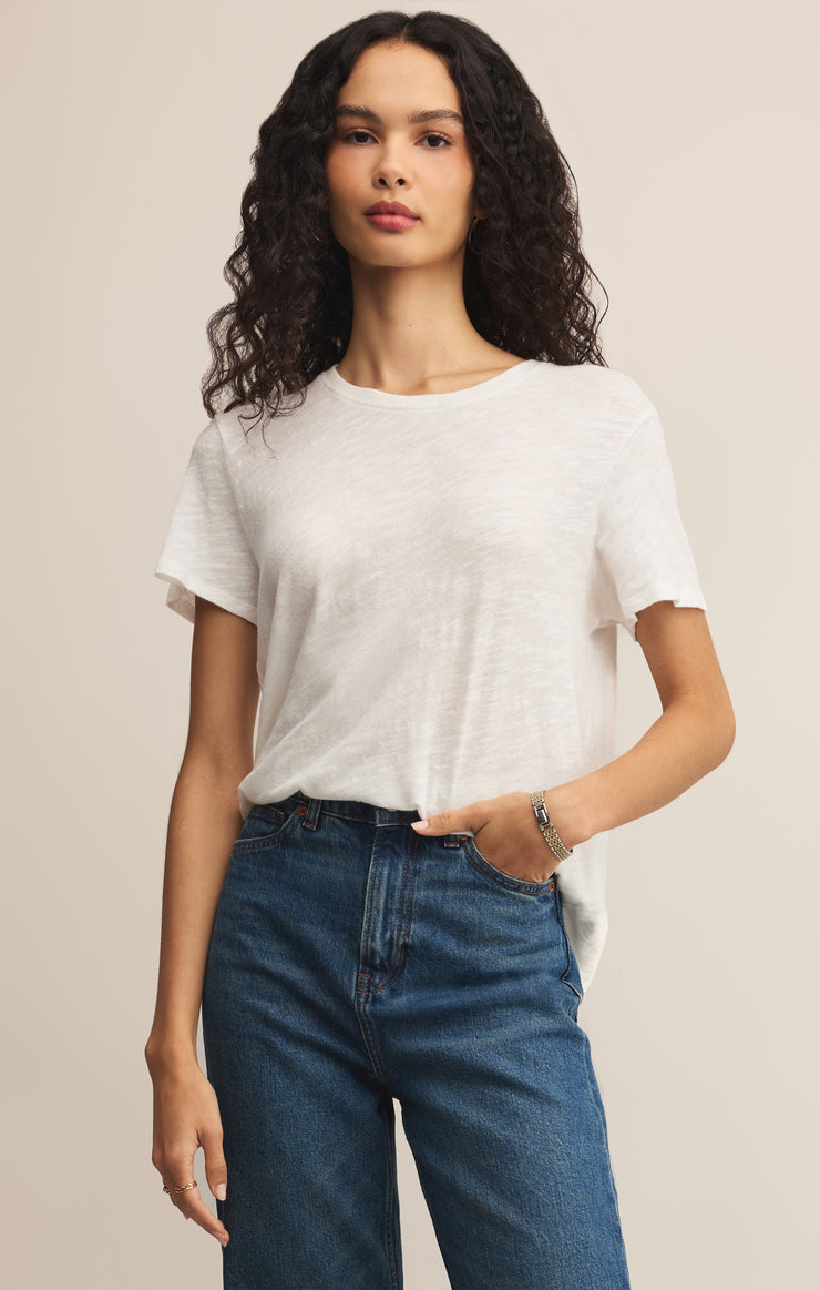 Tops Foundation Premium Slub Tee White