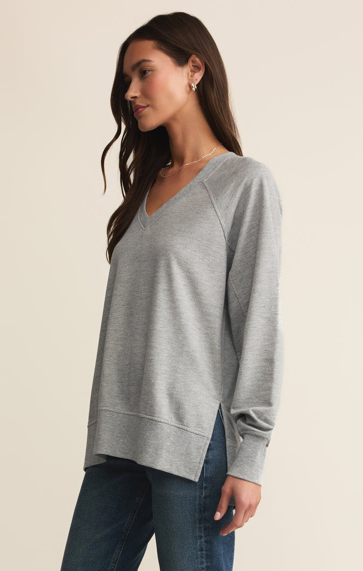 Tops Modern V-Neck Weekender Classic Heather Grey