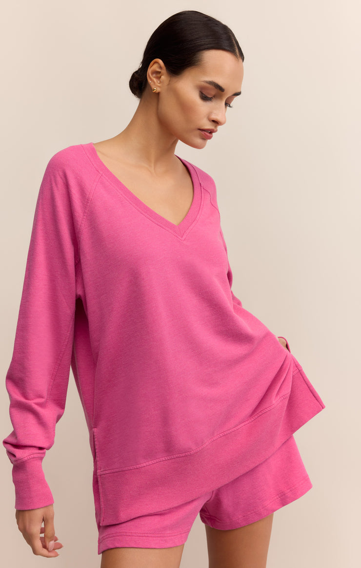 Tops Modern V-Neck Weekender Island Pink
