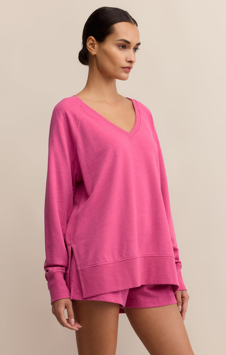Tops Modern V-Neck Weekender Island Pink