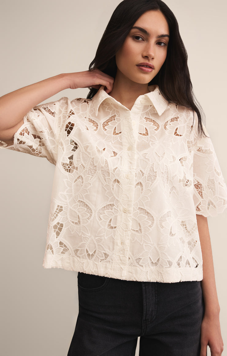 Tops Midnight Embroidered Top Midnight Embroidered Top