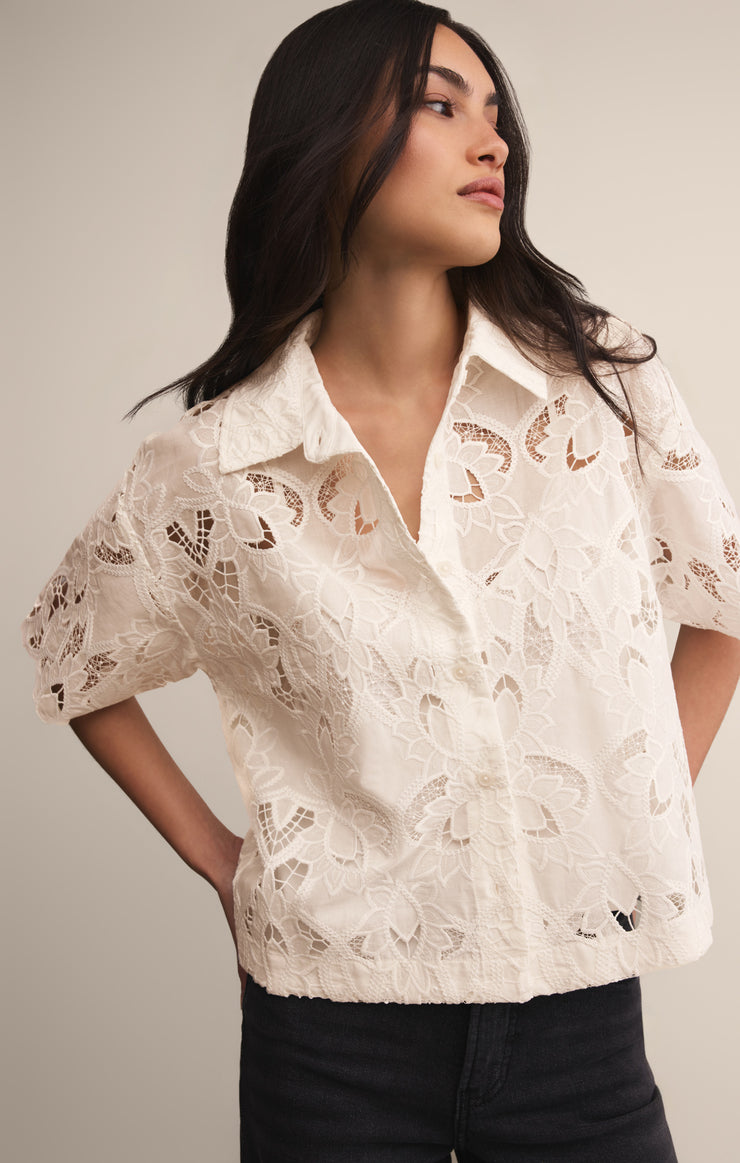 Tops Midnight Embroidered Top Midnight Embroidered Top