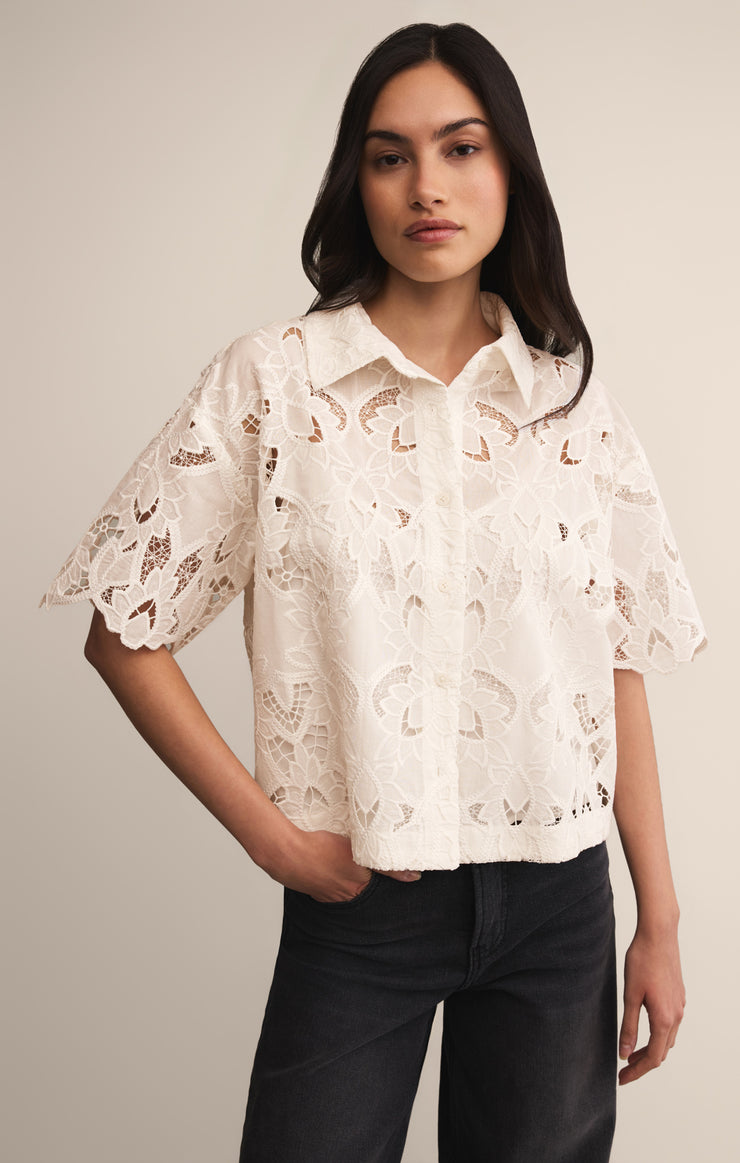 Tops Midnight Embroidered Top Midnight Embroidered Top