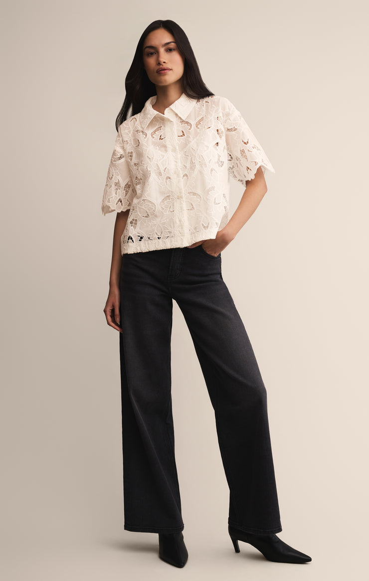 Tops Midnight Embroidered Top Midnight Embroidered Top