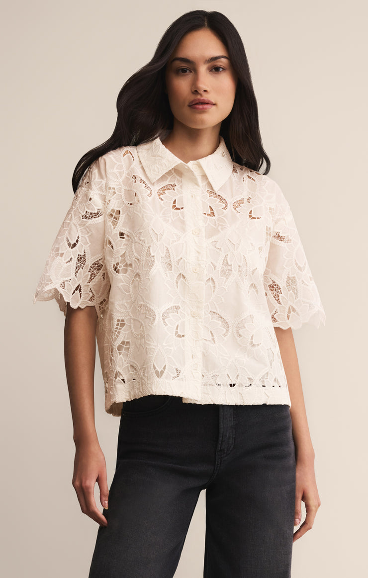 Tops Midnight Embroidered Top Midnight Embroidered Top