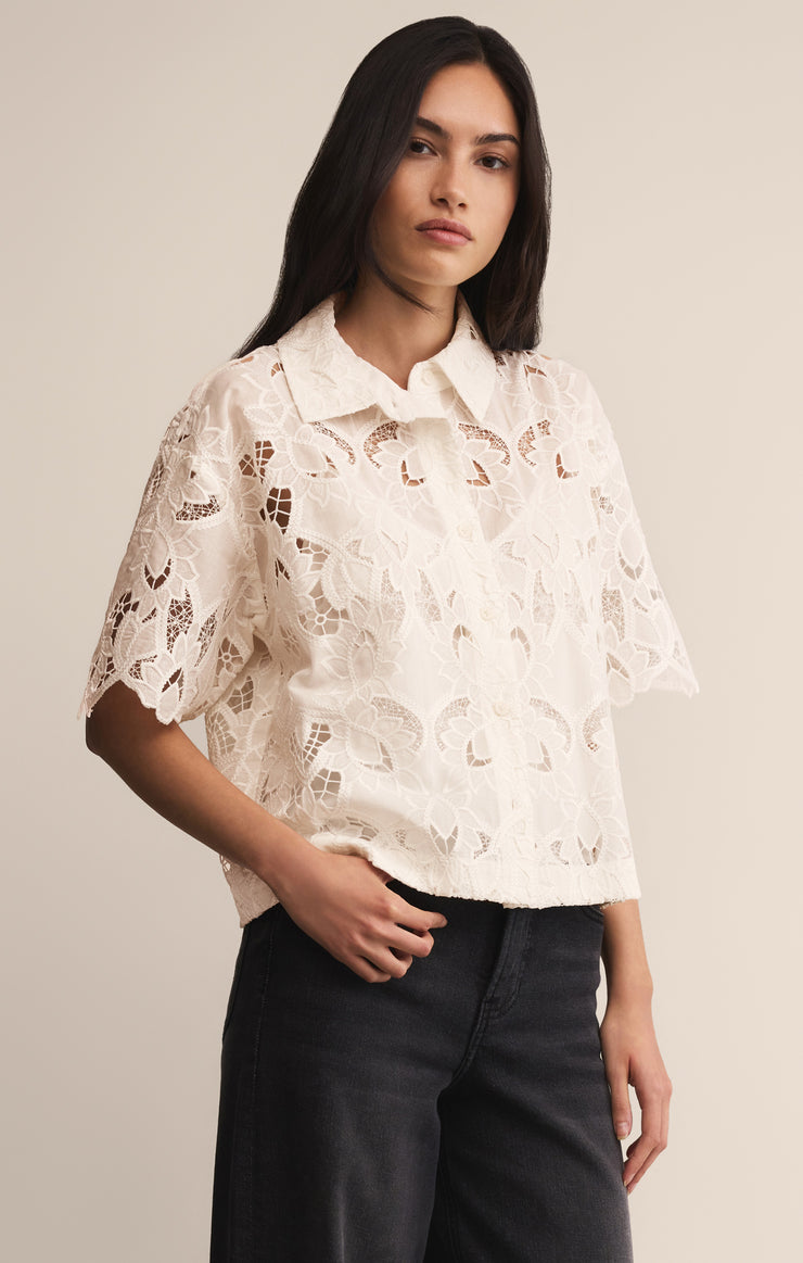 Tops Midnight Embroidered Top Midnight Embroidered Top