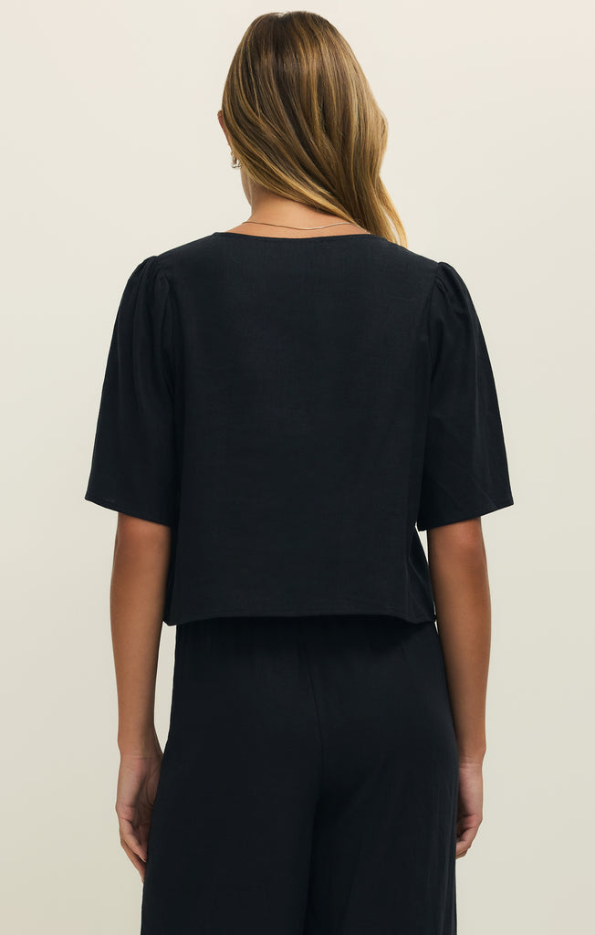 La Belle Linen Cropped Top – Z SUPPLY