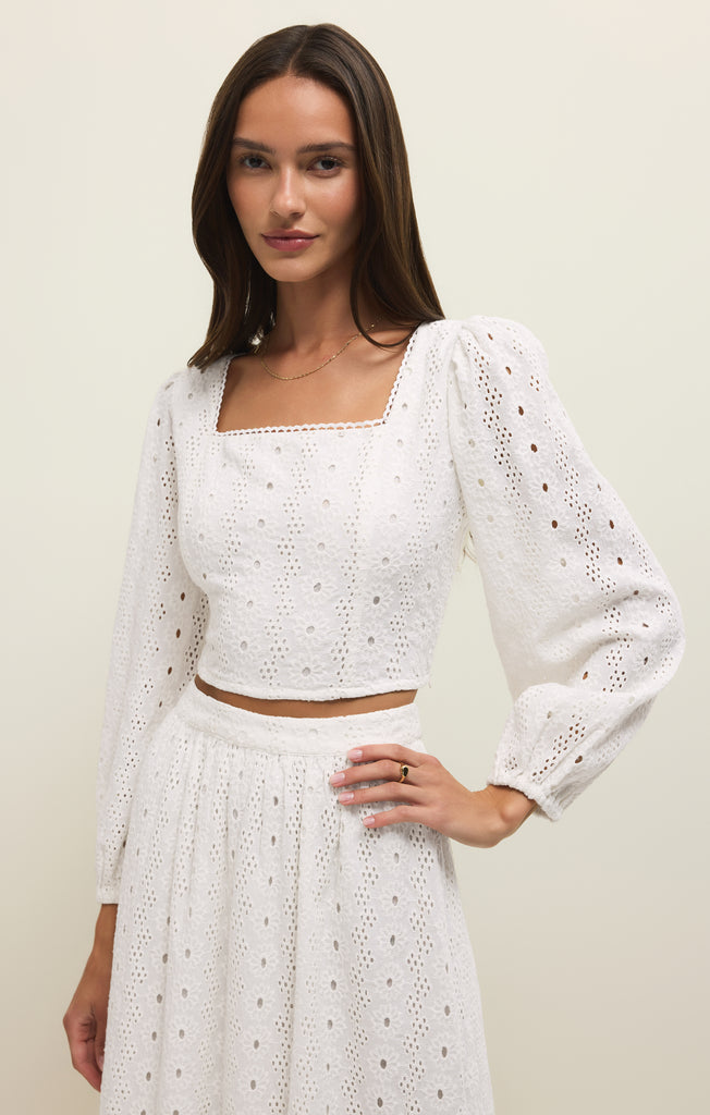 Bria Cotton Eyelet Top – Z SUPPLY