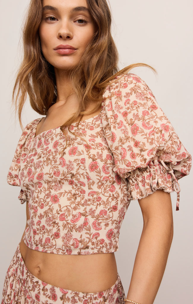 Moira Floral Cropped Top – Z SUPPLY