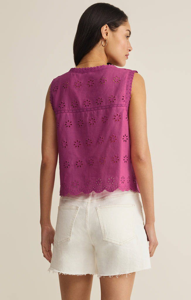 Darcy Eyelet Top – Z SUPPLY Darcy Eyelet Top – Z SUPPLY
