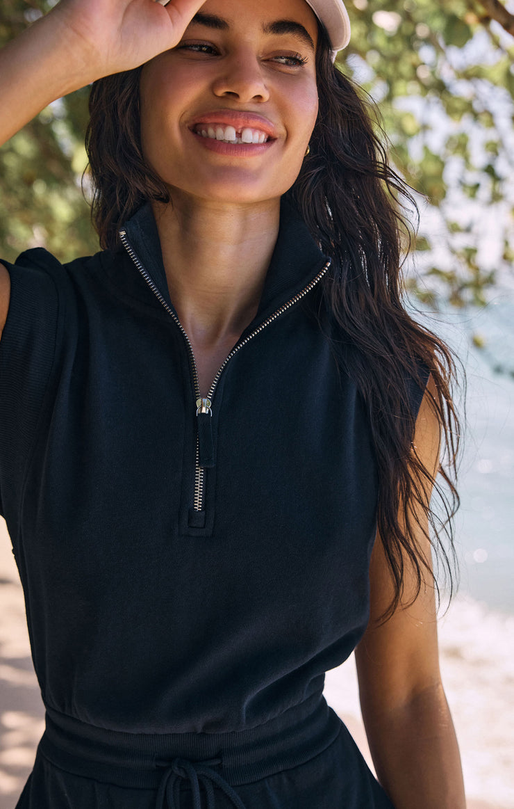 Dresses Club Quarter Zip Active Mini Dress Eclipse