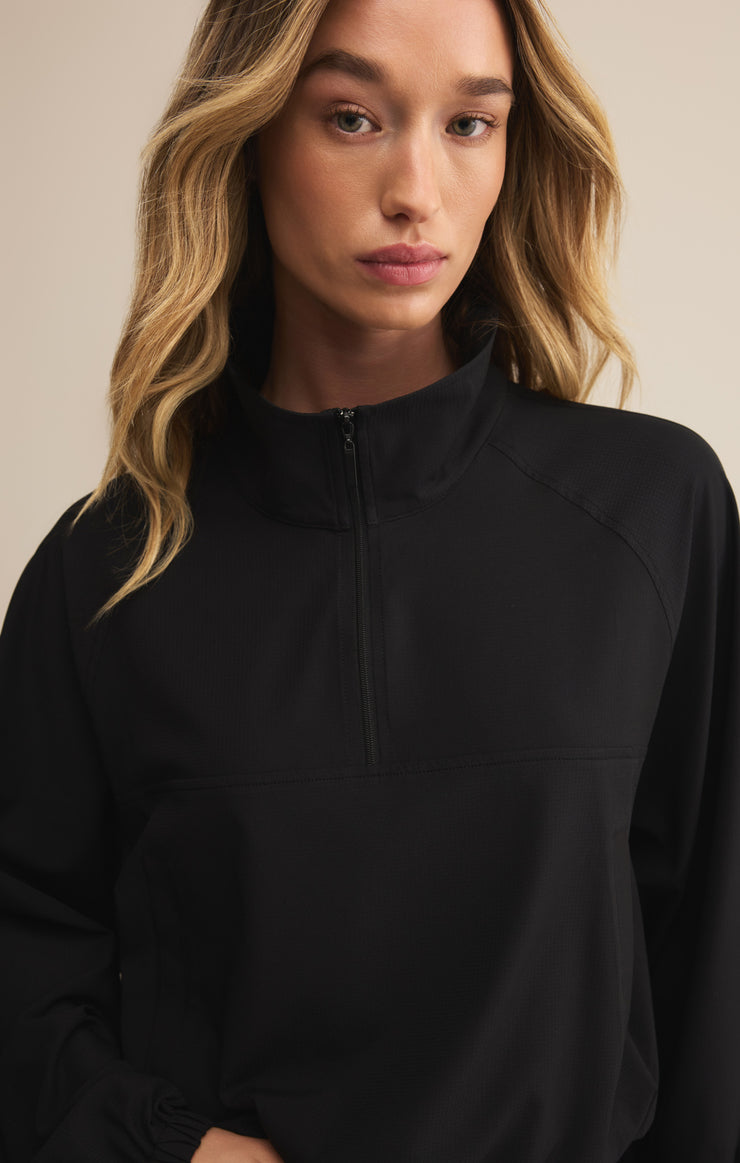 Jackets It’s A Breeze Half Zip Jacket Black