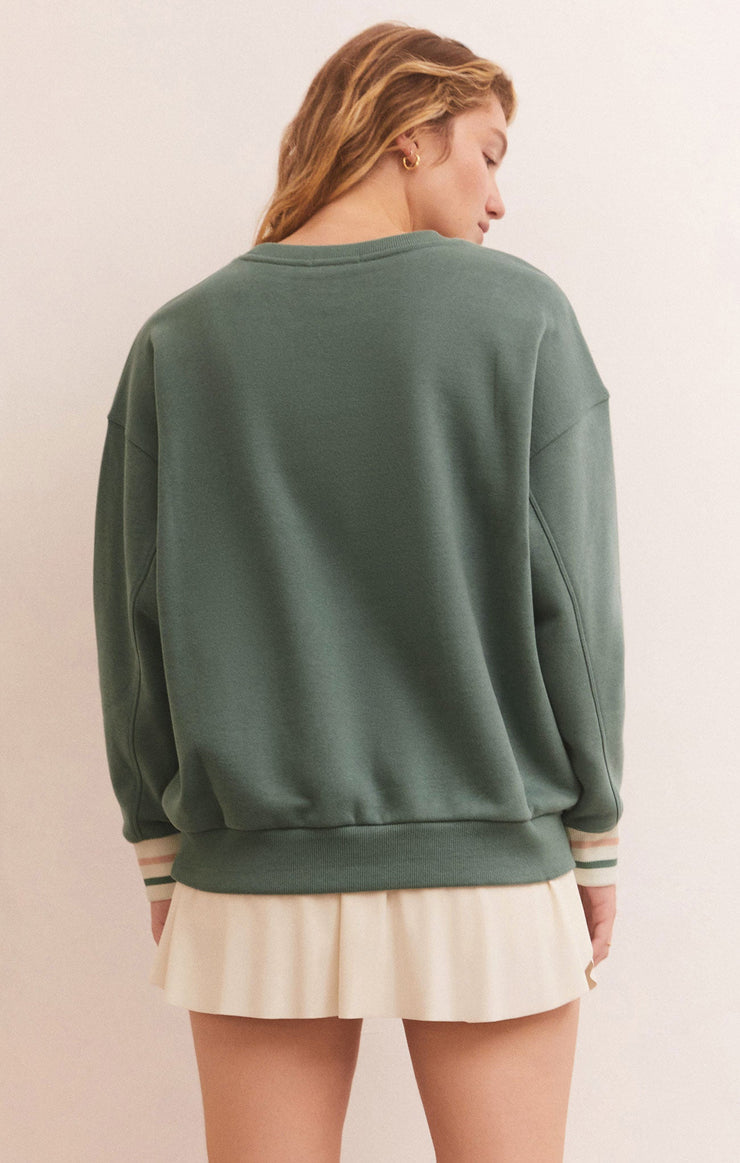 Jackets Baseline Ace Sweatshirt Calypso Green