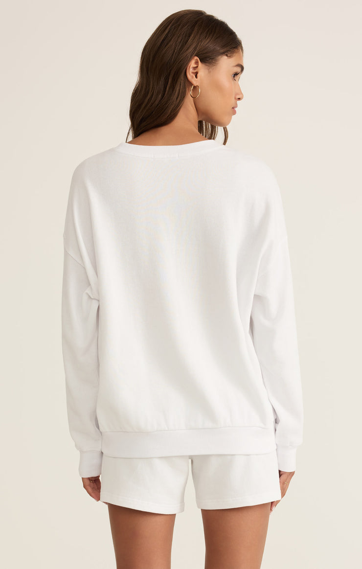 Tops Let's Rally Sweatshirt White