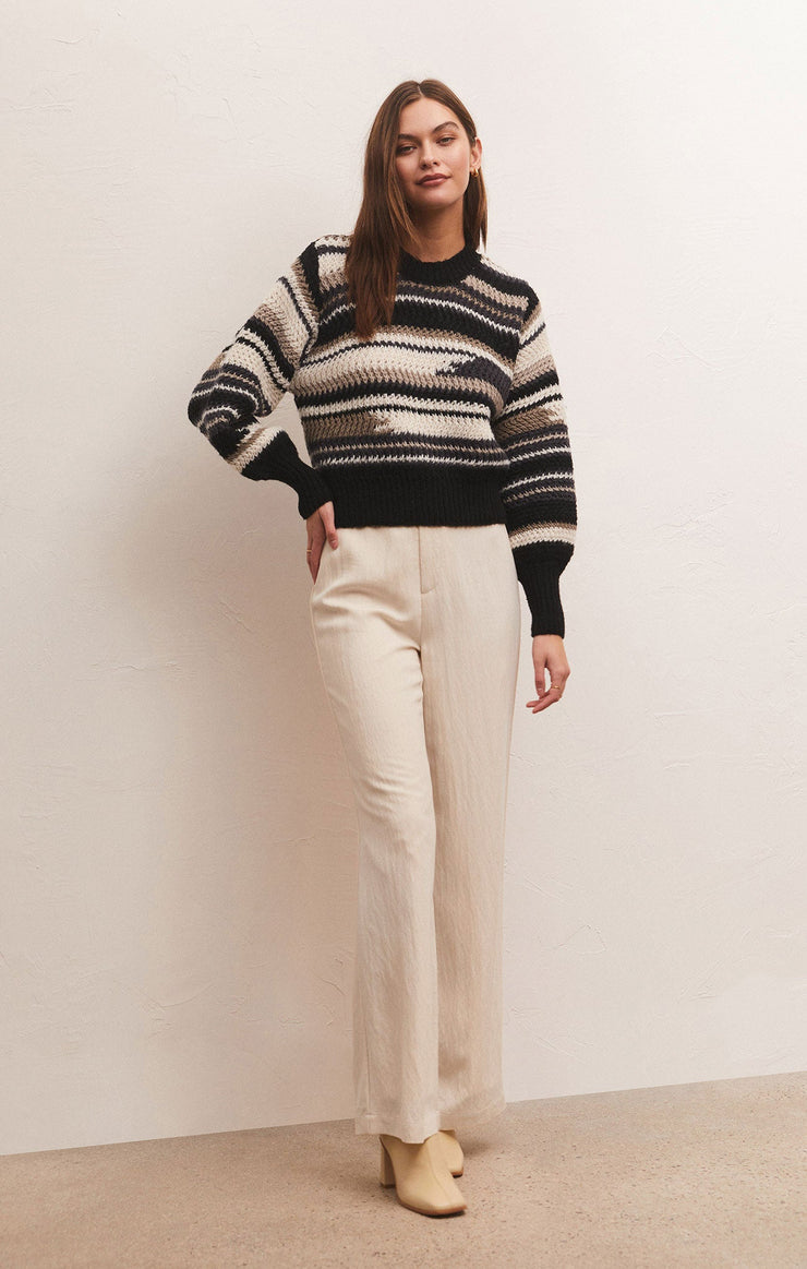 Sweaters Asheville Stripe Sweater Black