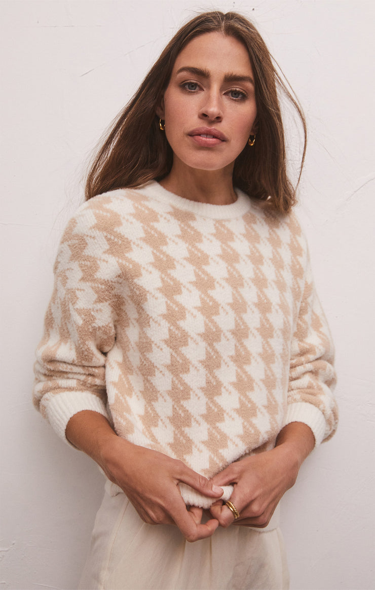 Sweaters Cedar Houndstooth Sweater Cedar Houndstooth Sweater