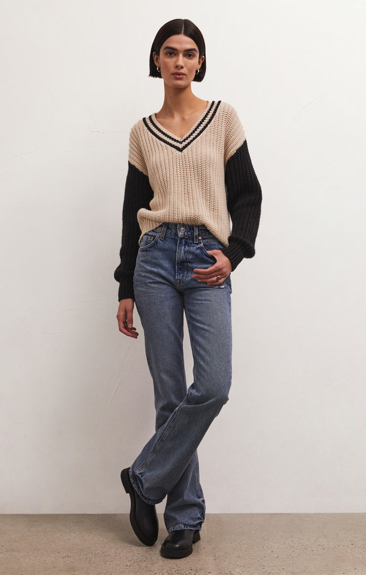 Sweaters Hunter Varsity V-Neck Sweater Dove
