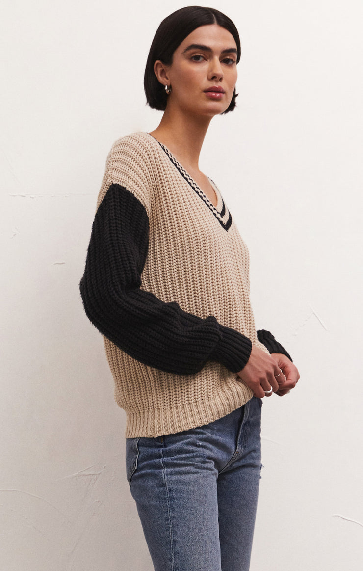 Sweaters Hunter Varsity V-Neck Sweater Dove