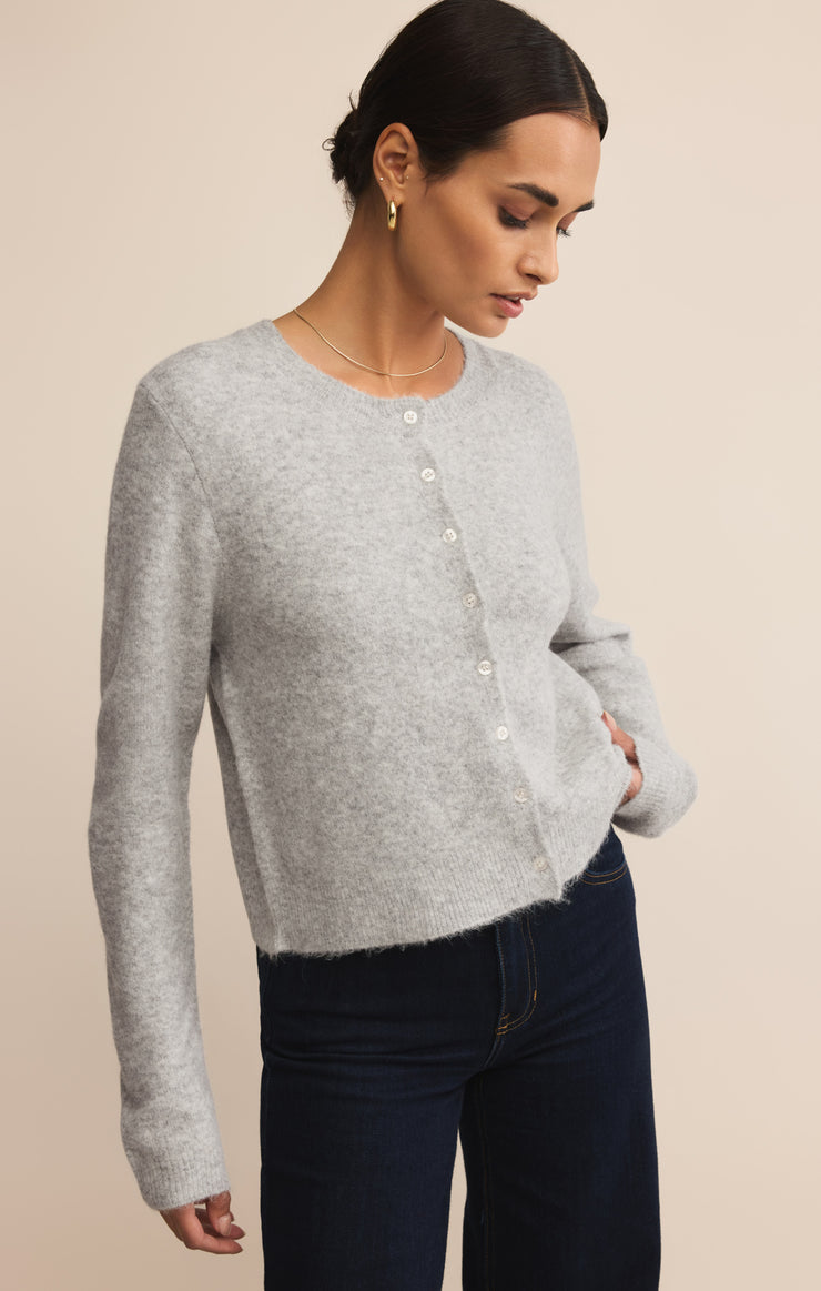 Sweaters Medina Cozy Cardigan Light Heather Grey