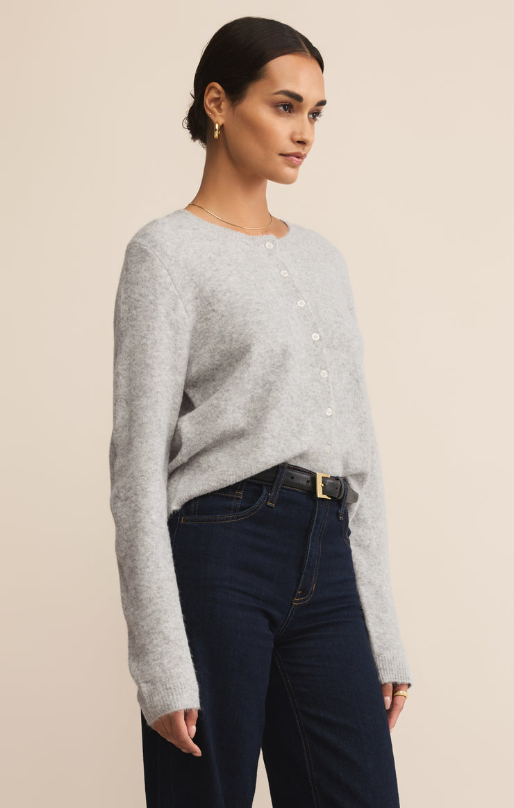 Sweaters Medina Cozy Cardigan Light Heather Grey