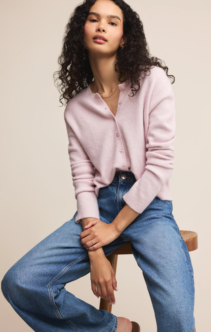 Sweaters Medina Cozy Cardigan Washed Pink