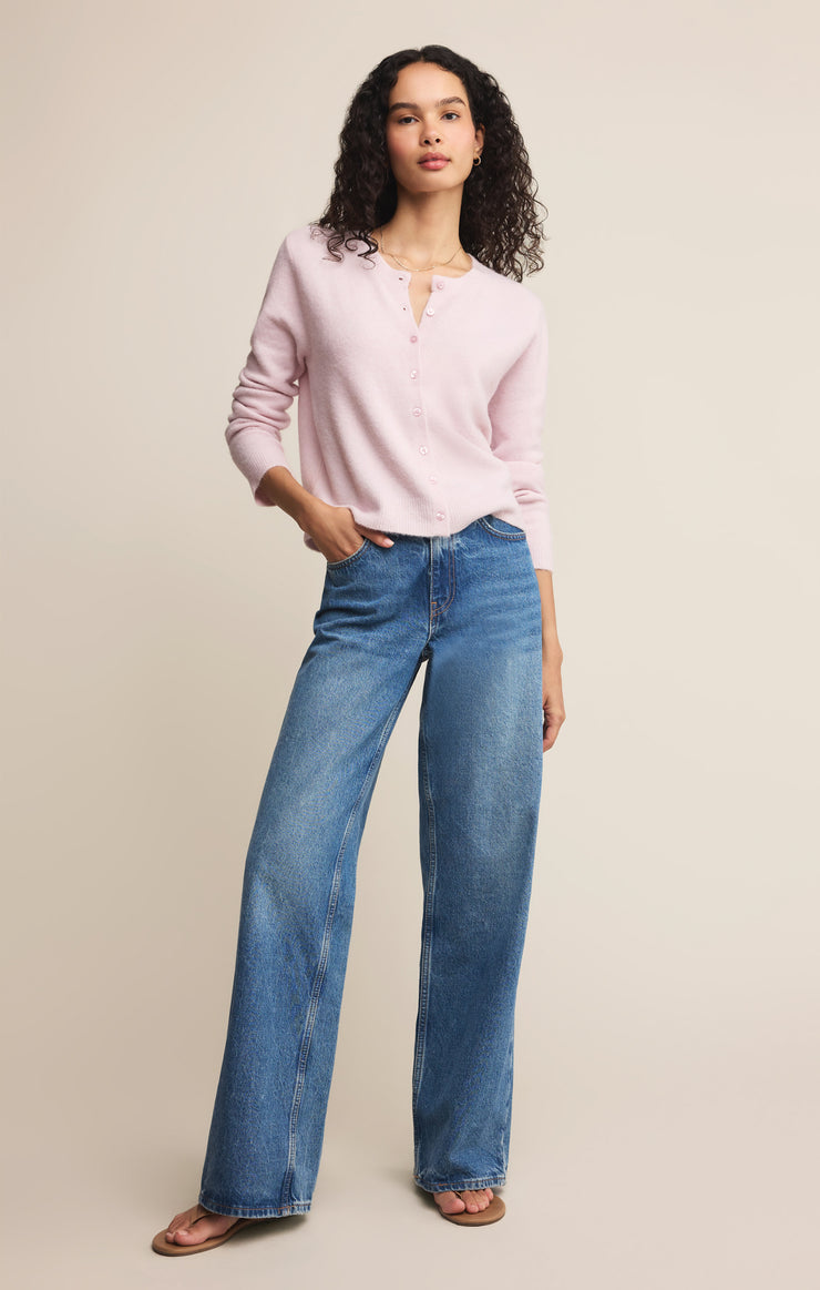 Sweaters Medina Cozy Cardigan Washed Pink