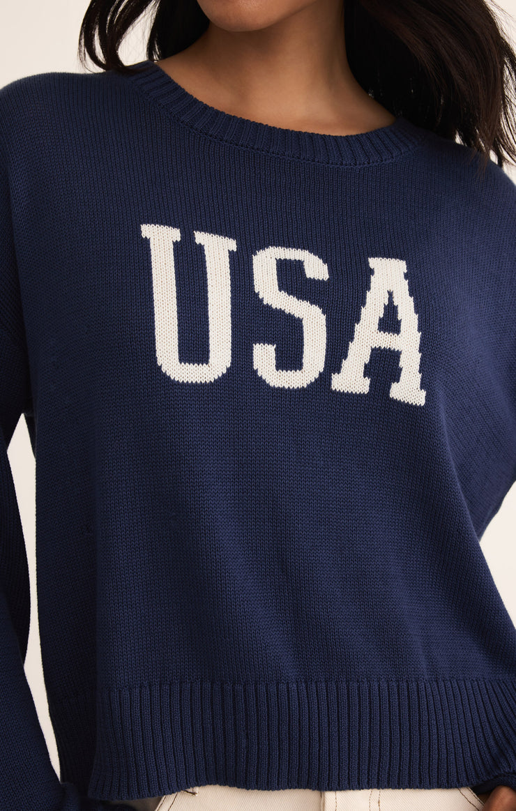 Sweaters Sienna USA Sweater Yacht Blue