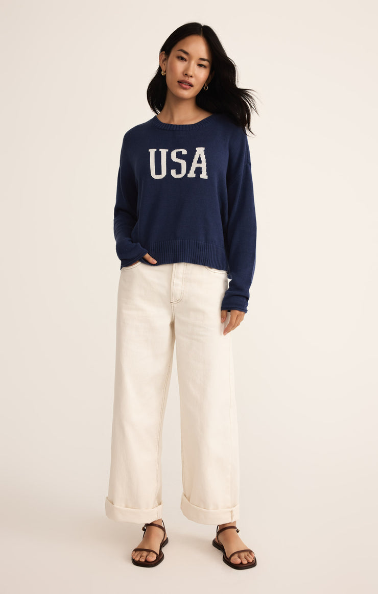 Sweaters Sienna USA Sweater Yacht Blue