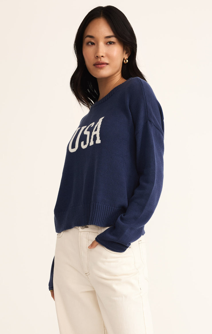 Sweaters Sienna USA Sweater Yacht Blue