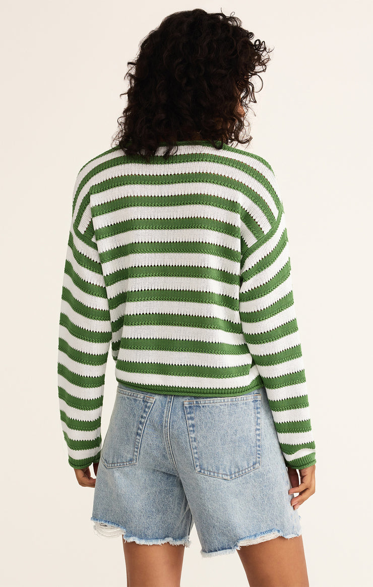 Sweaters Prado Stripe Pointelle Sweater Lawn