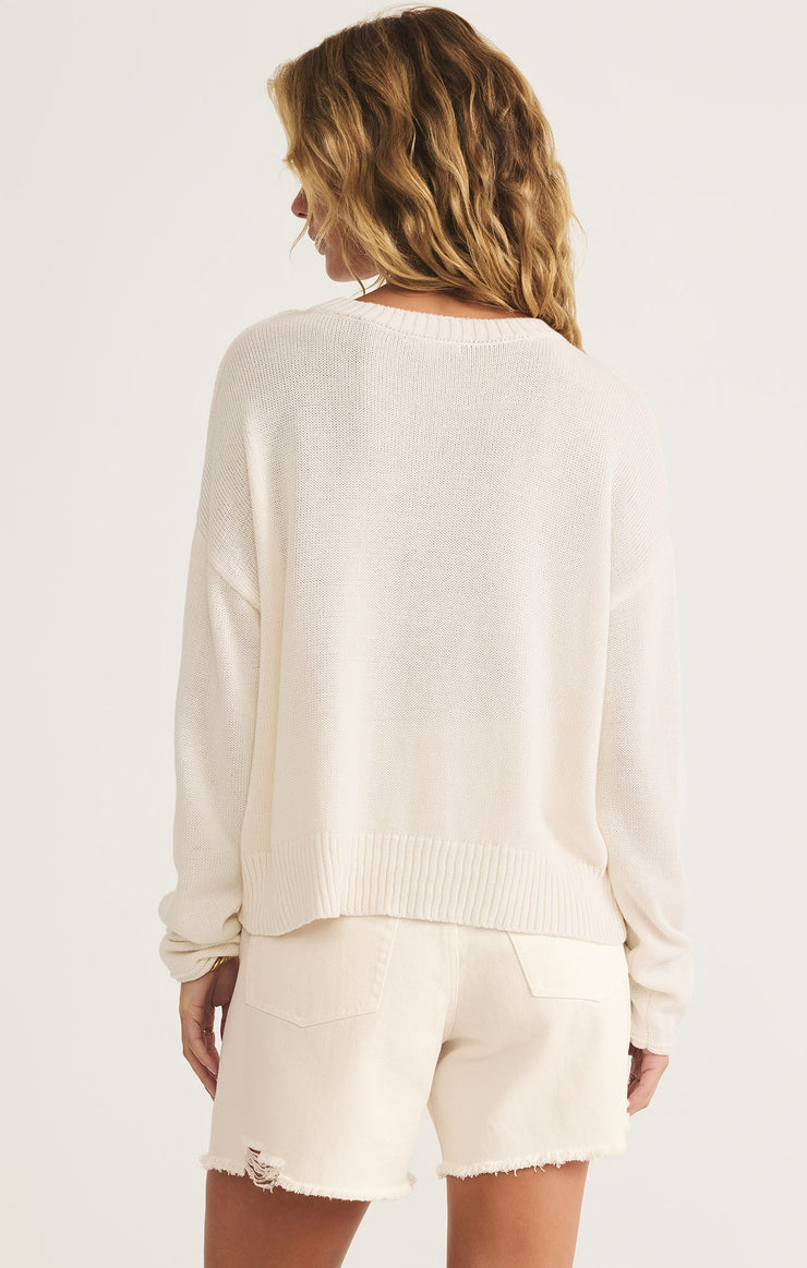 Sweaters Sienna Flag Sweater Sea Salt