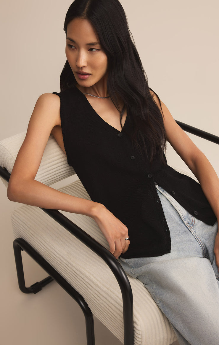 Sweaters Wanderlust Sweater Vest Black