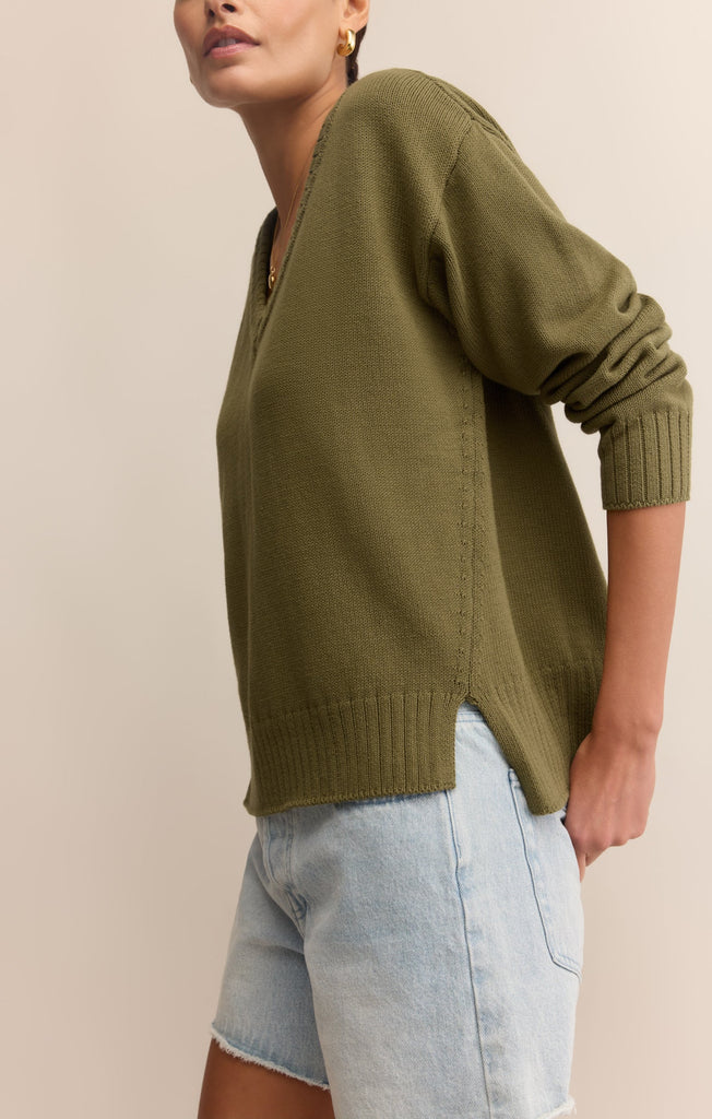 A*A様 SUNSEA V-neck Sweater All Around Cotton V-Neck Sweater – Z SUPPLY