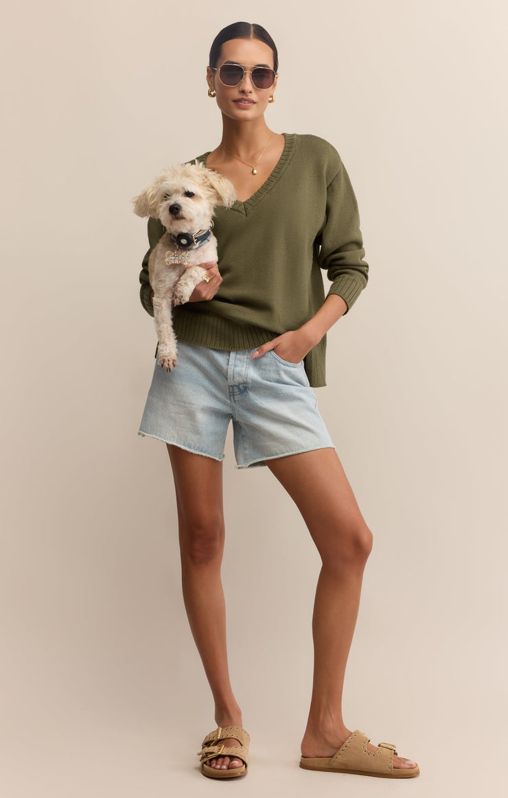 Sweaters All Around Cotton V-Neck Sweater All Around Cotton V-Neck Sweater