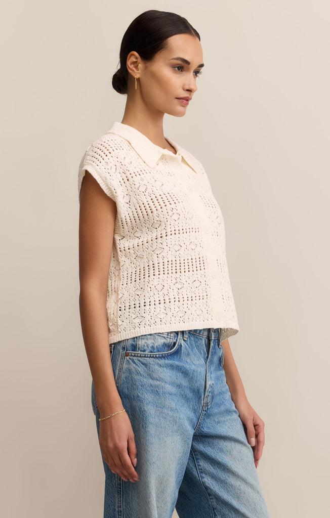 NKNIT ♡pattern pullover sweat サイズ0 Kinsley Cotton Sweater Top – Z SUPPLY