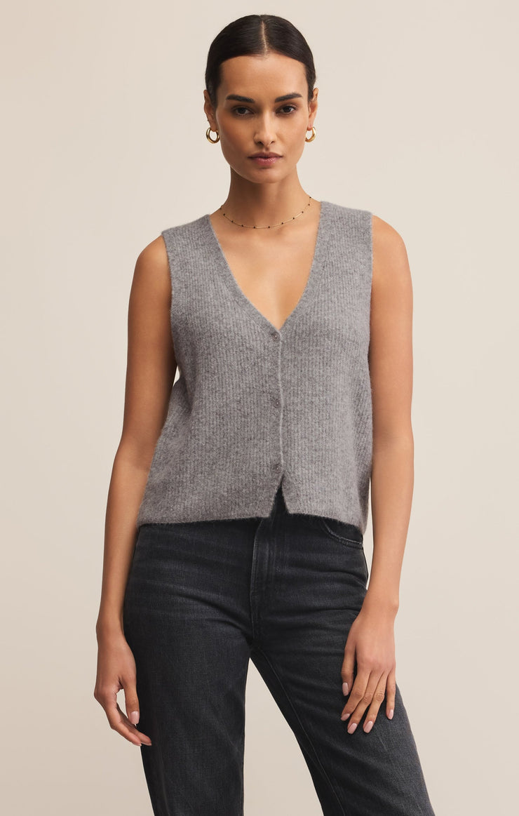 Sweaters Bryce Sweater Vest Medium Heather Grey
