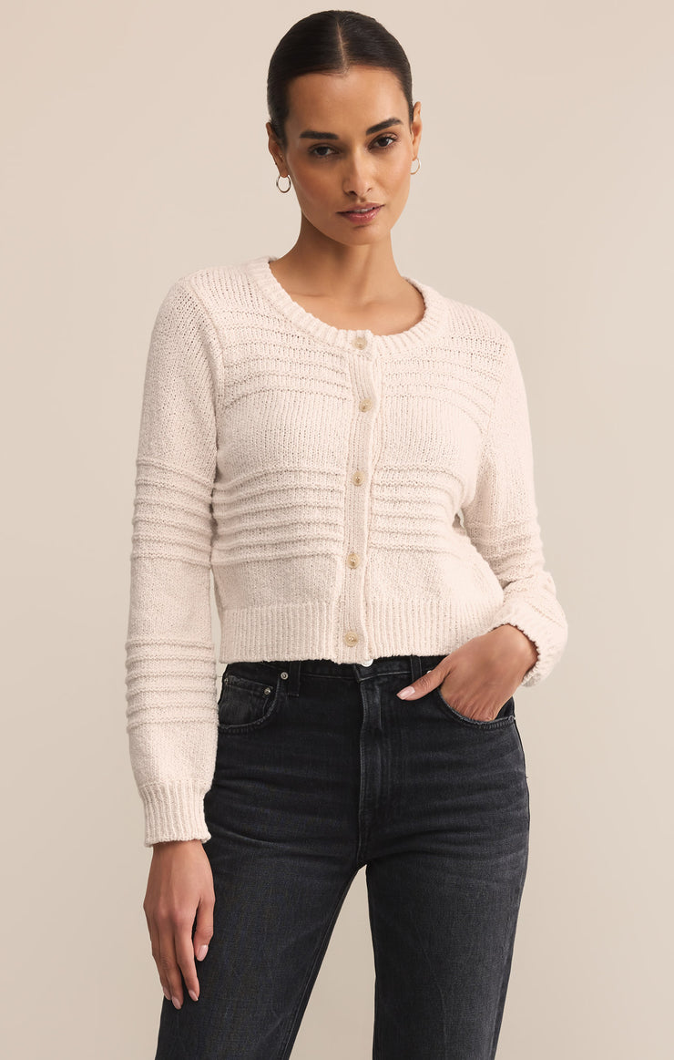 Sweaters Between the Lines Cardigan Crystal