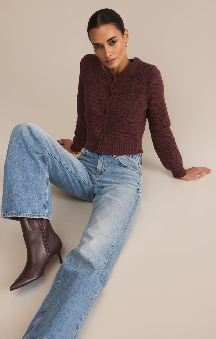 Sweaters Between the Lines Cardigan Sandalwood