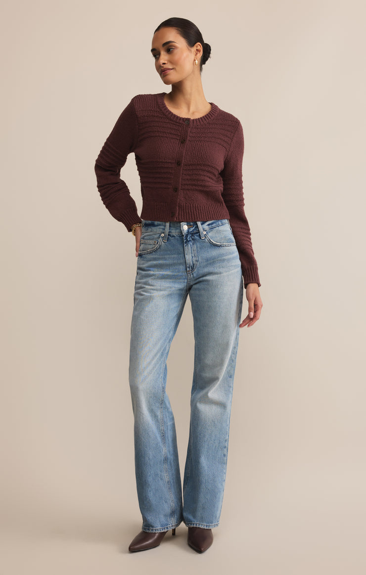 Sweaters Between the Lines Cardigan Sandalwood