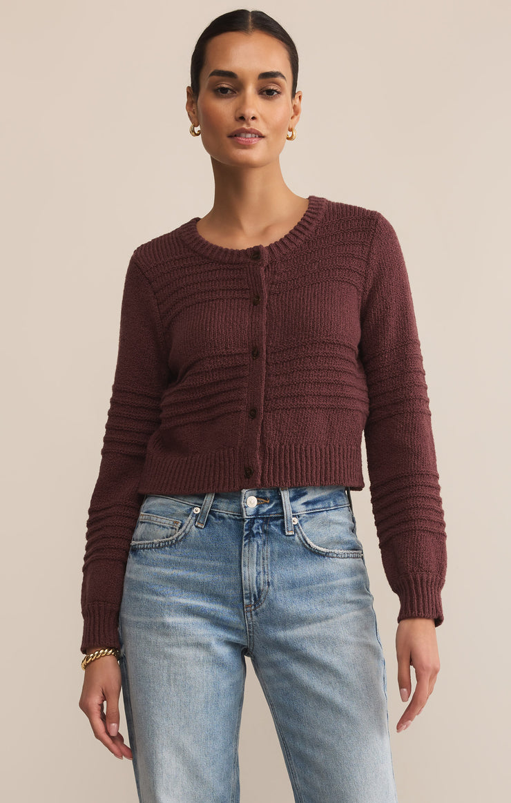 Sweaters Between the Lines Cardigan Sandalwood