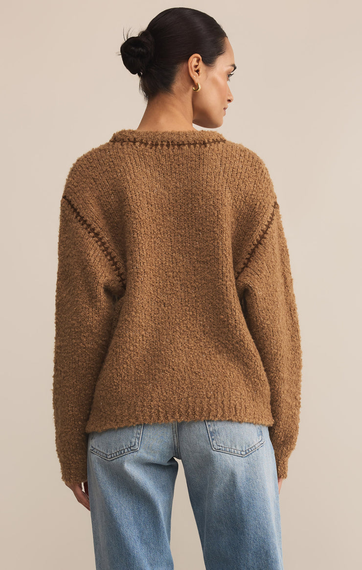 Sweaters Romnie Whipstitch Sweater Coconut