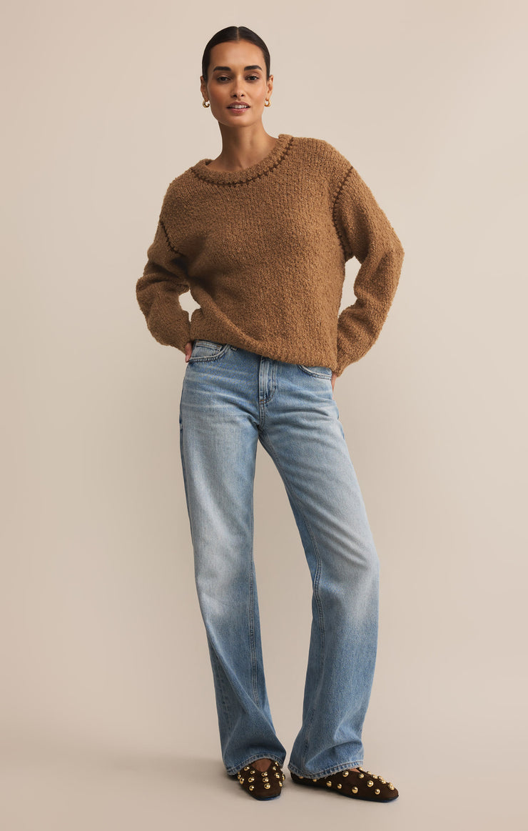 Sweaters Romnie Whipstitch Sweater Coconut