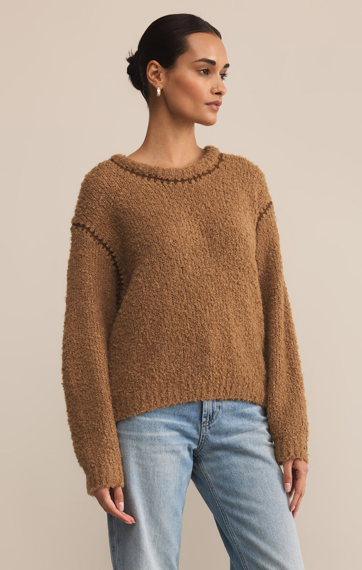 Sweaters Romnie Whipstitch Sweater Coconut