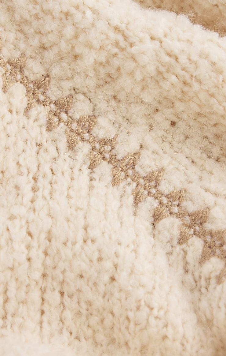 Sweaters Romnie Whipstitch Sweater Crystal