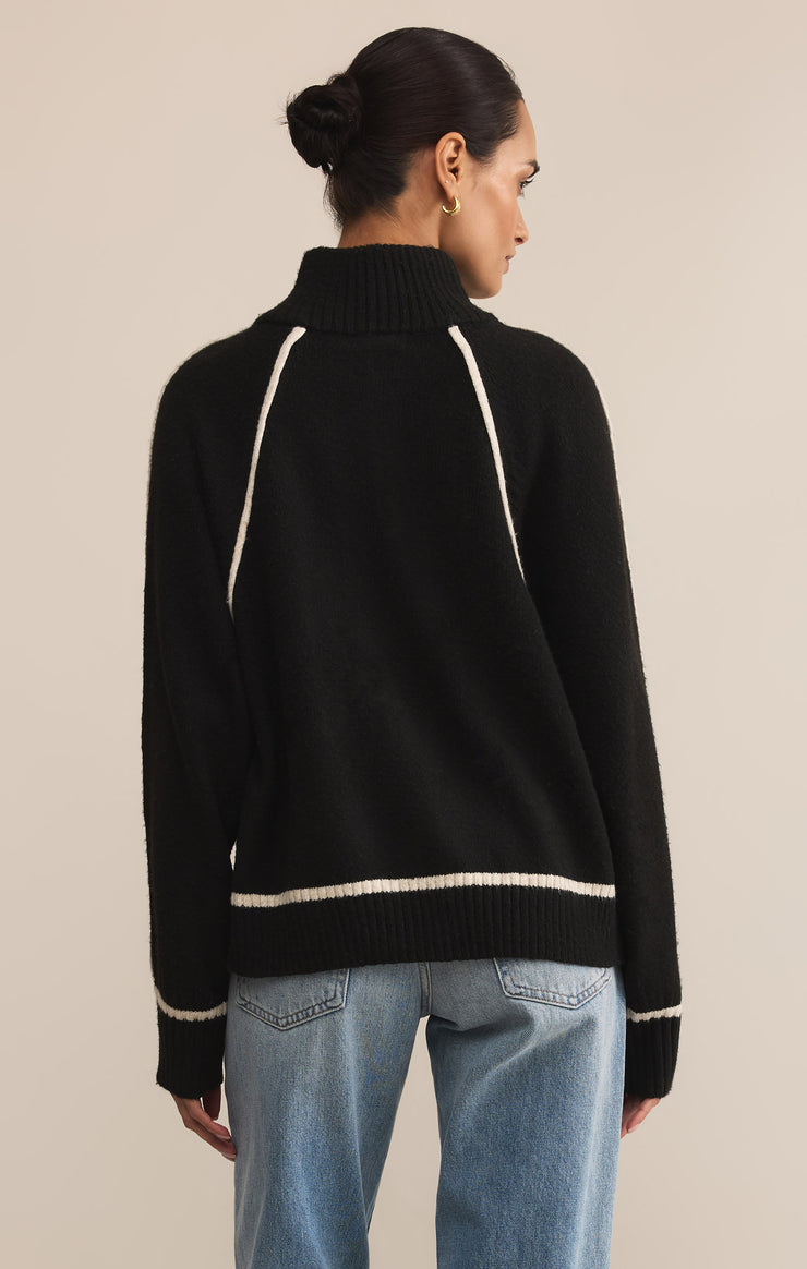 Sweaters Alps Quarter Zip Sweater Black