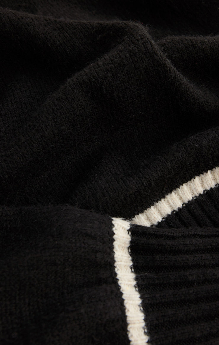 Sweaters Alps Quarter Zip Sweater Black