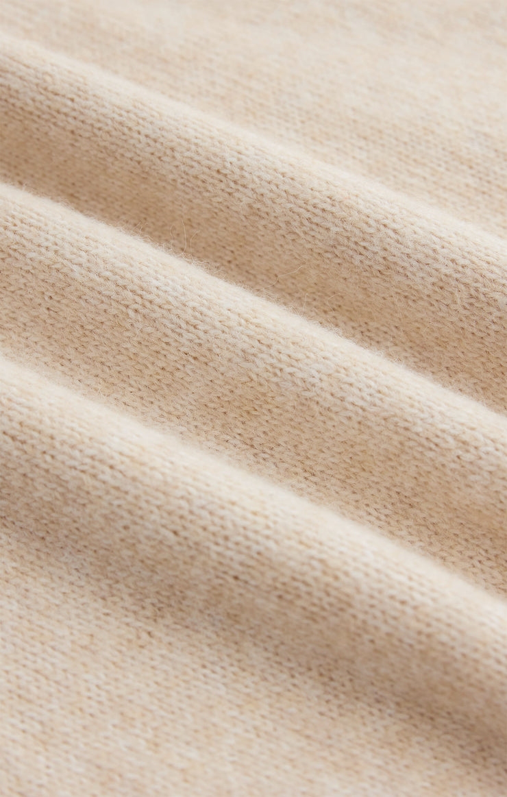 Sweaters Alps Quarter Zip Sweater Light Oatmeal Heather