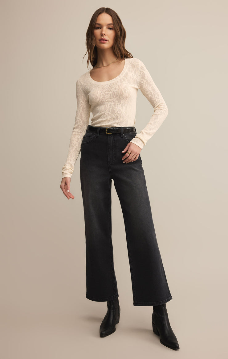 Sweaters Tibi Scoop Mesh Top Crystal